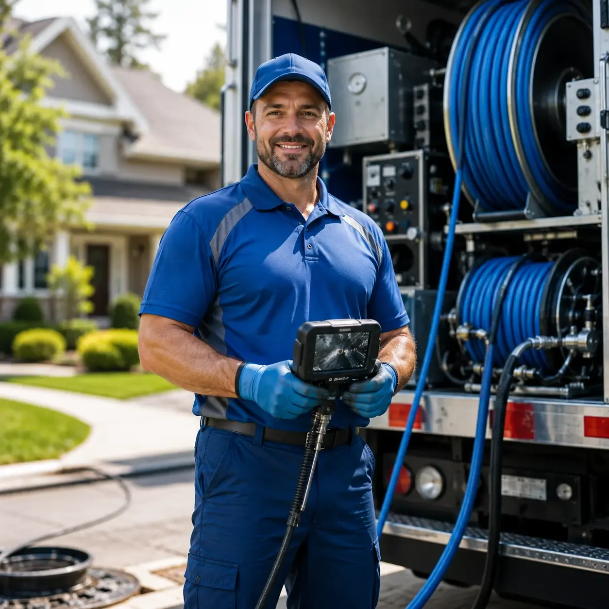 Local outdoor drain cleaning specialists in Suamico, WI